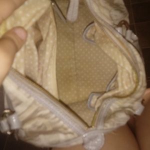 Liz claiborne beige purse